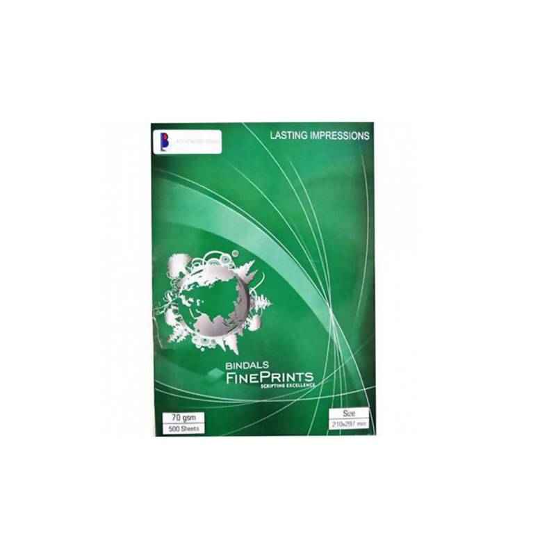 Bindal 70 GSM 500 Sheets A4 Size Paper (Pack of 2)