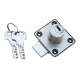 Smart Shophar 30mm Zinc Silver Queen Multipurpose Locks, 54216-MPLQ-SL30-P6 (Pack of 6)
