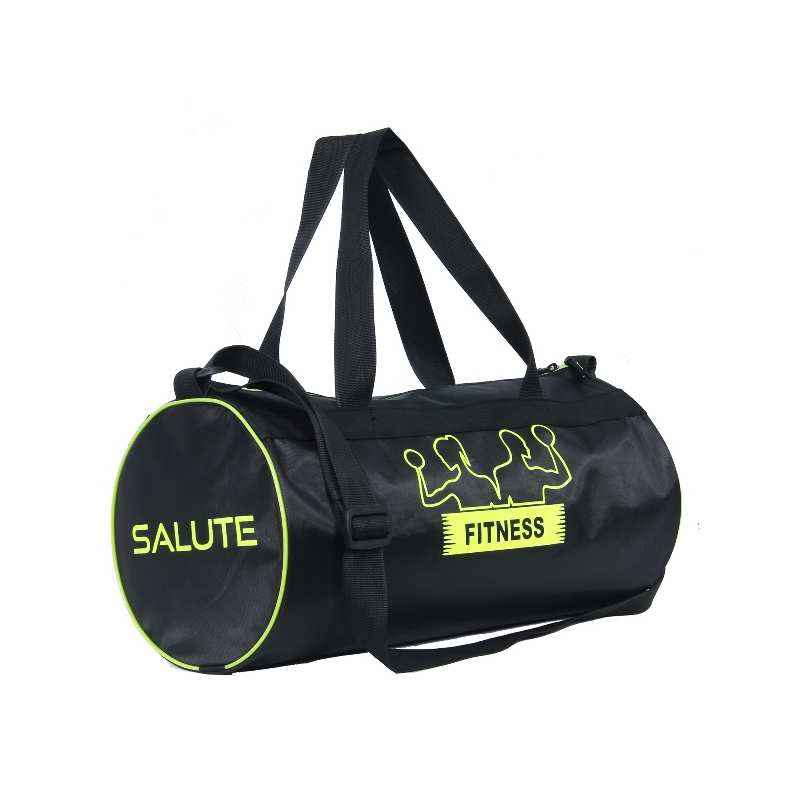 Salute Basic New 30 Litre Black Polyester Duffel Bag