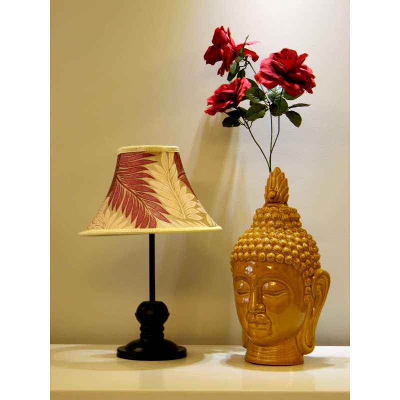 Tucasa Table Lamp with Poly Silk Shade, LG-351, Weight: 550 g
