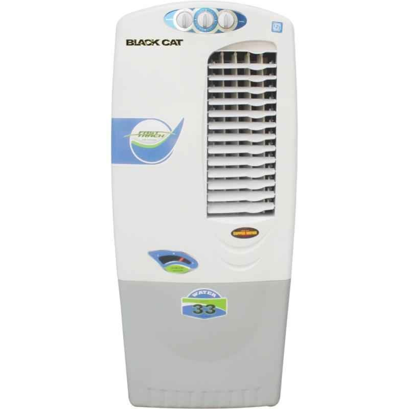 Black Cat Tower 33 Litre White Tower Air Cooler