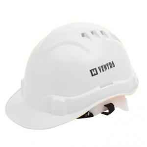 Heapro White Ratchet Type Safety Helmet, VR-0011 (Pack of 10)