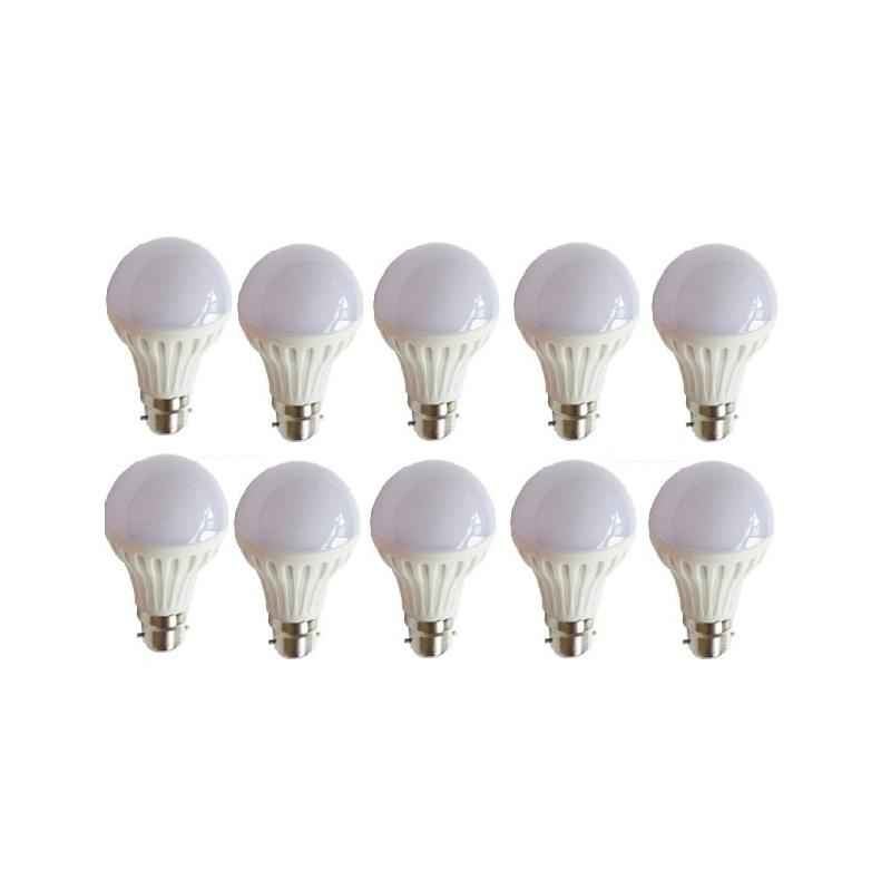 Urja Lite 9W B-22 White LED Bulbs (Pack of 10)
