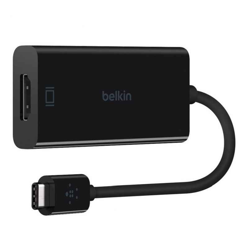 Belkin Black Type C to HDMI USB Cable, F2CU038BTBLK