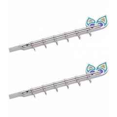 Doyours 2 Pieces SS Flute Design Key Hook Set, DY-0501