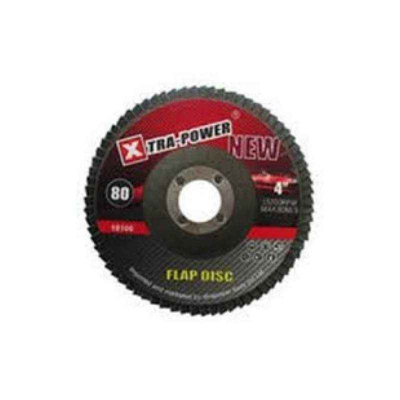 Xtra Power 4 Inch Flap Discs, Grit: 120 (Pack of 40)
