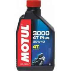 Motul 3000 4T Plus 1000ml Engine Oil, 20W40