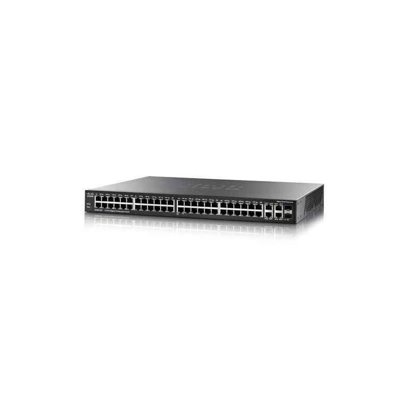 Cisco 48 Port Gigabit PoE Managed Switch, SG300-52P