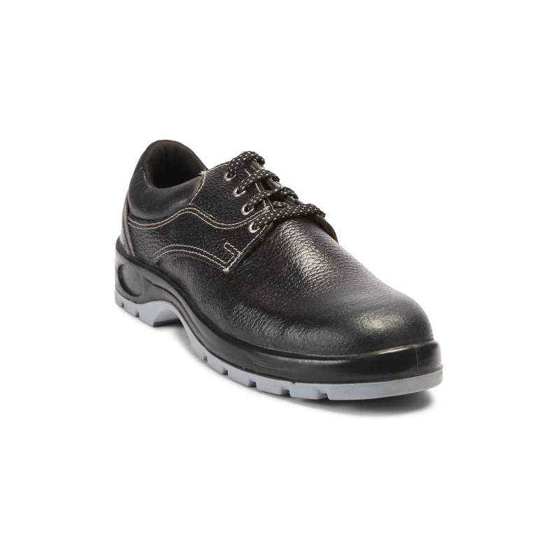 Nova Safe Lava 468 Steel Toe Black Safety Shoes, Size: 6