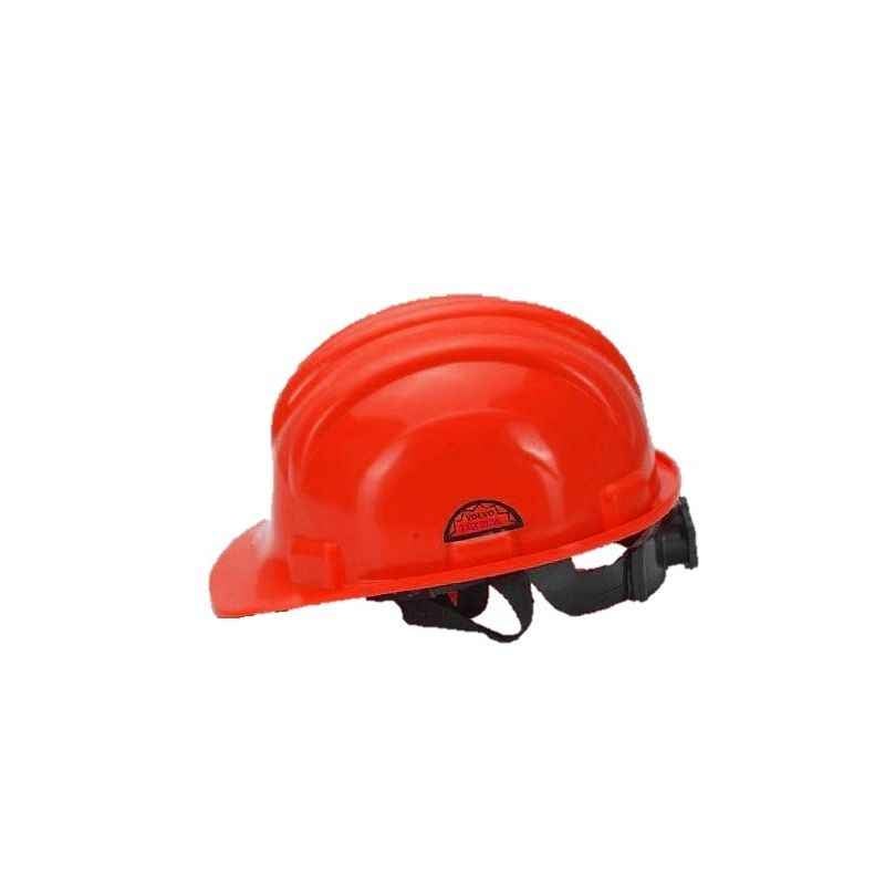Volman Red Ratchet Safety Helmet