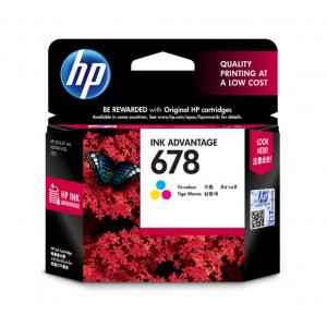 HP 678 Tri-Colour Ink Cartridge, CZ108AA