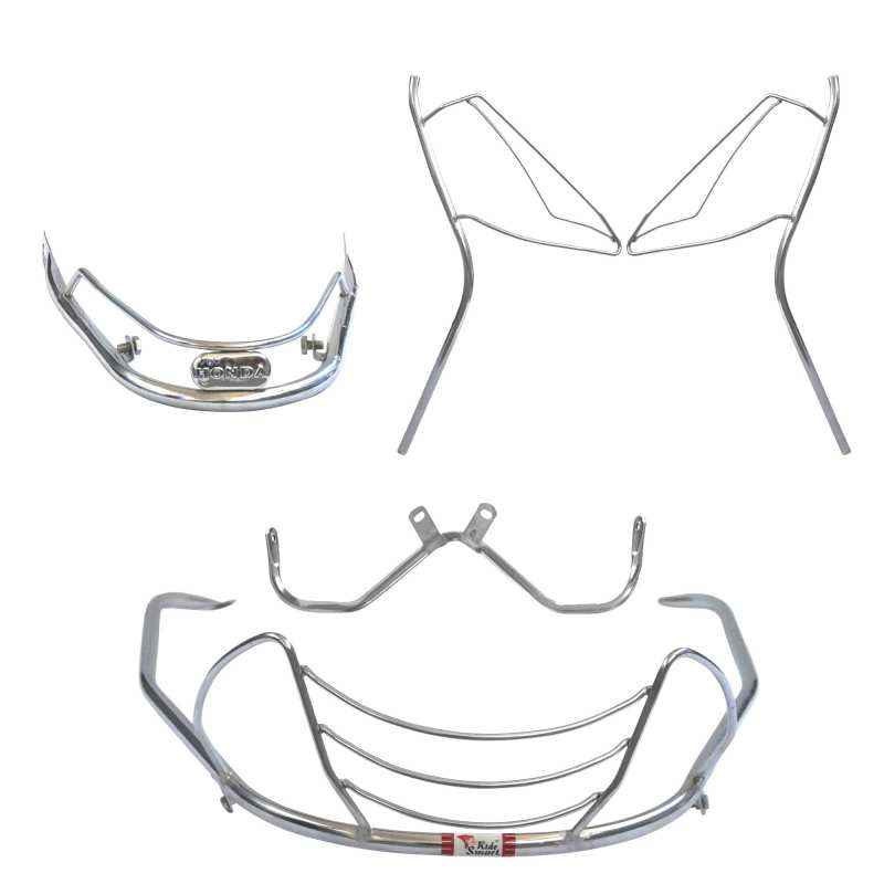 Ride Smart Stainless Steel Safety Guard Set for Honda Aviator