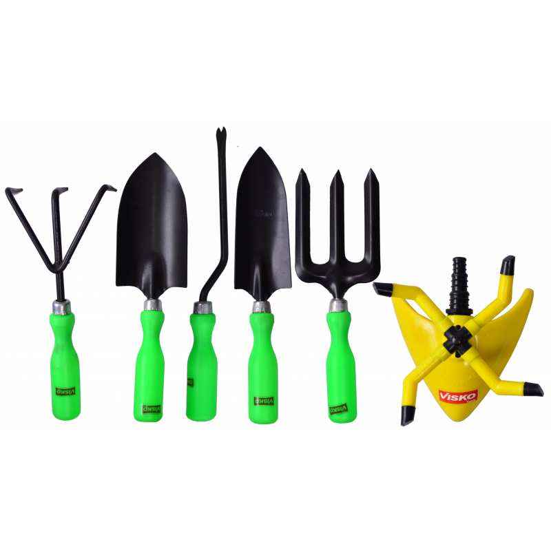 Visko 606 Garden Tool Kit with Water Sprinkler (Pack of 6)