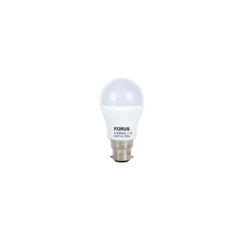 FORUS 3W White LED Bulb (Pack of 15)