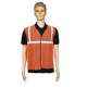 Kasa Life 1 Inch Net Type Orange Reflective Safety jacket, KL-1NO (Pack of 10)