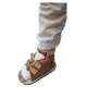 Shakuntla Cast Shoes Foot Support Plaster Shoe Cover, Size: Large