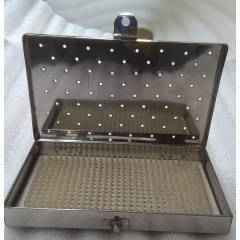 Shakuntla Stainless Steel Sterilization Tray With Silicon Mate Dental Medical Tray