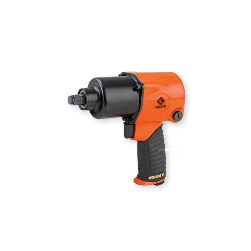 Groz 1/2 Inch Pro Series Air Impact Wrench, IPW/1-2/PRO