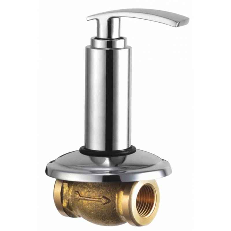 Snowbell 20mm Brass Chrome Plated Concealed Soft Stop Cock