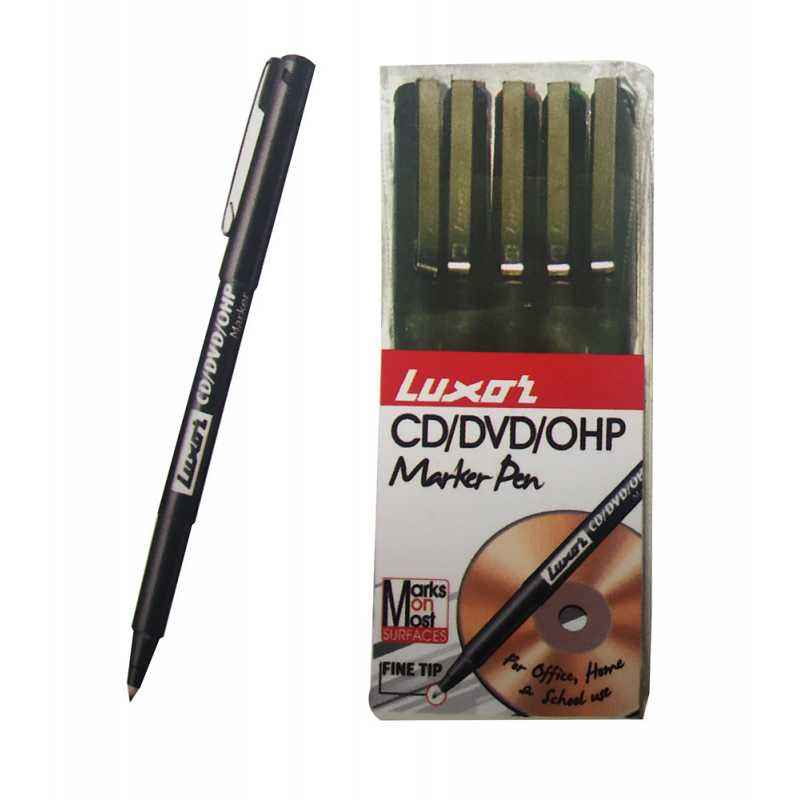 Luxor 968 Red Fine Tip CD/DVD/OHP Marker