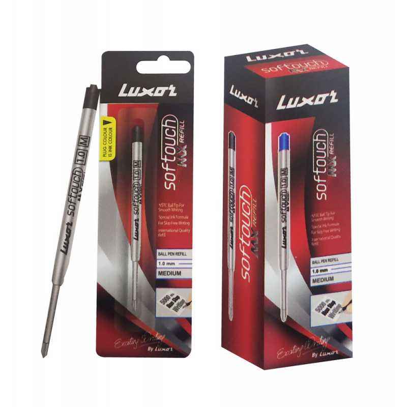 Luxor 1.0mm Tip 704 Black Softouch MX Refill