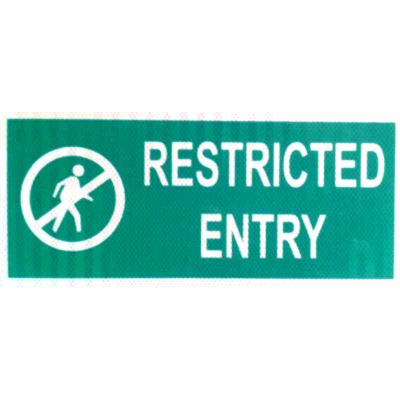 prohibited entry sign