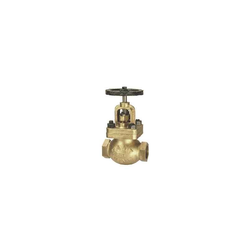 Sant 10mm Screwed Female BSP Taper Threads Bronze Globe Steam Stop Valves, IBR 2A