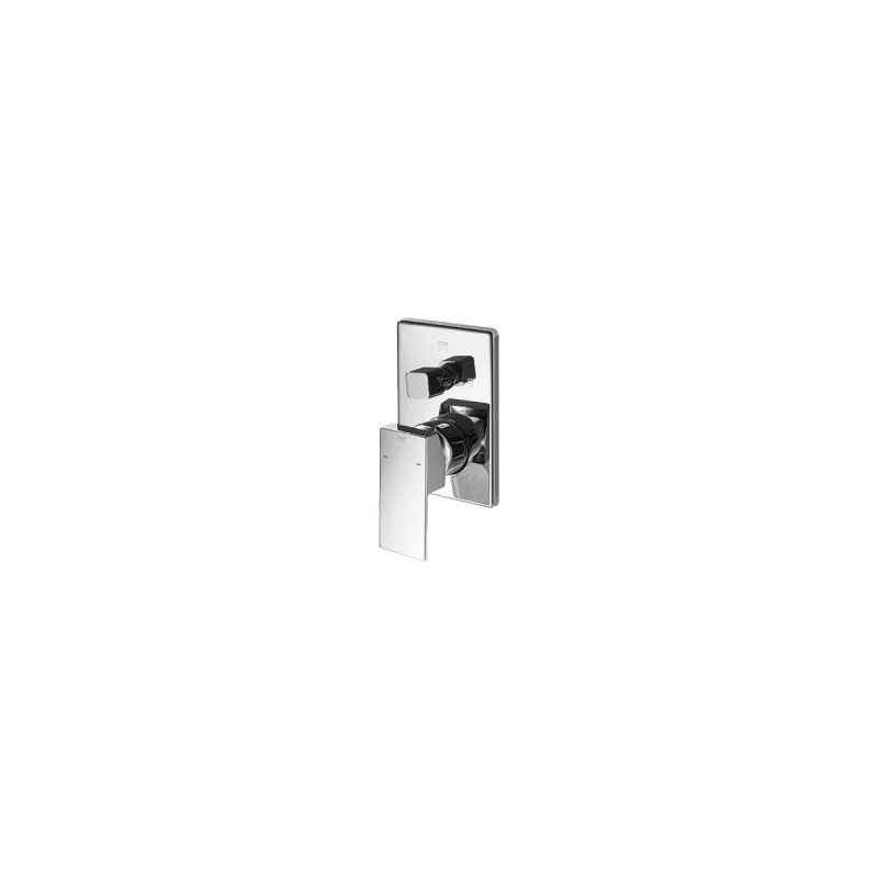 Bravat Square Series SQ-016 TRIM-Concealed Bath Mixer And Diverter (3 Inlet & 3 Outlet)