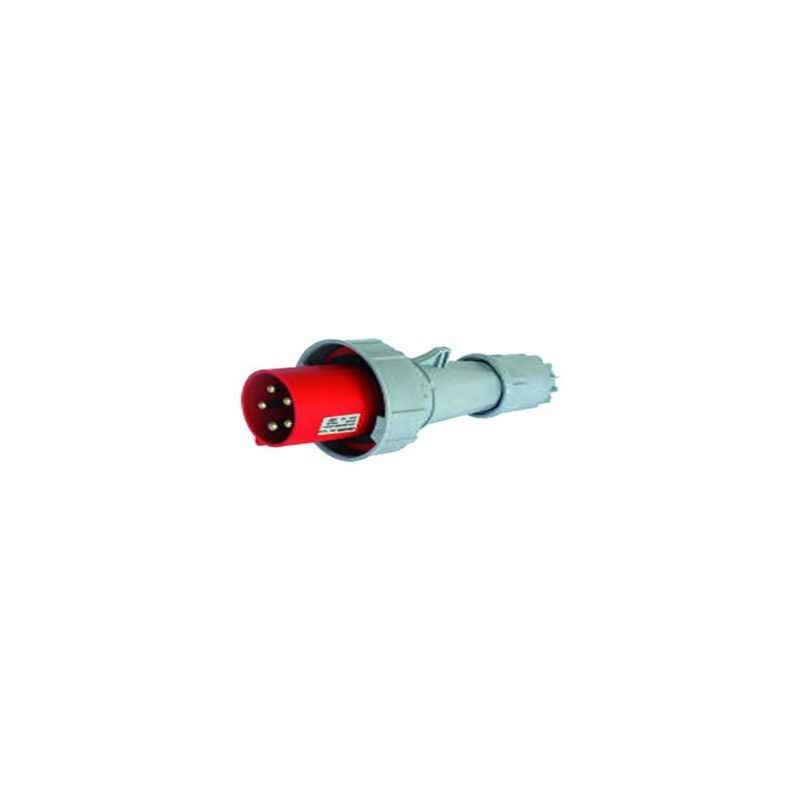 J-Bals 125A 5 Pin Red Industrial Plug, CA0452