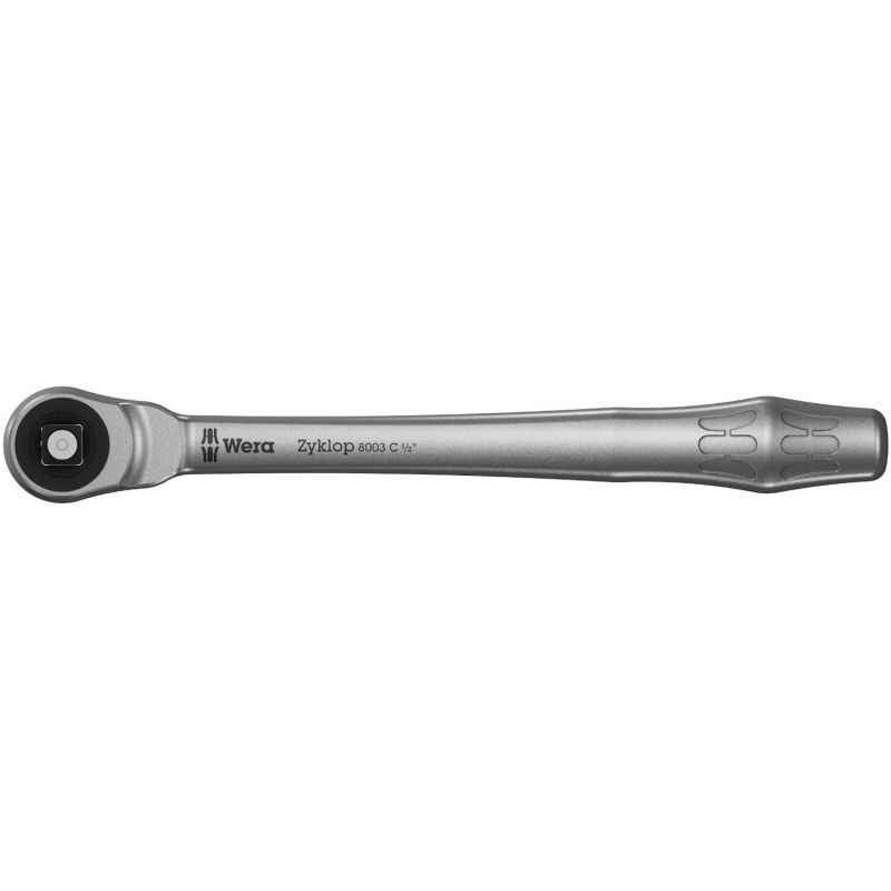 Wera 1/2Inch Zyklop Full Metal Ratchet with Push Through Square, 5004063001
