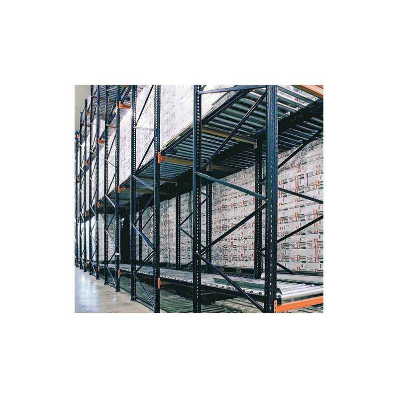 Stainless Steel Double Deep Racking System, Depth: 457 mm