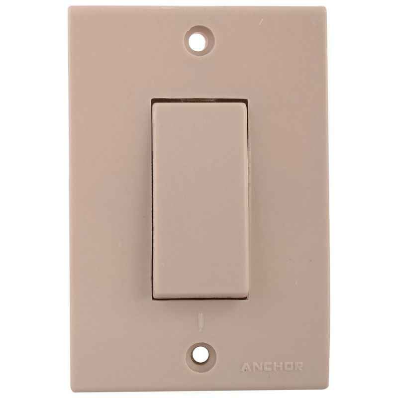 Anchor Penta Deluxe Ivory 1 Way Switch, 50825 (Pack of 10)
