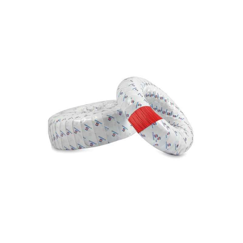 Standard 1 Sq mm 90m Red PVC FR Industrial Cables, WSFFFNRA11X0