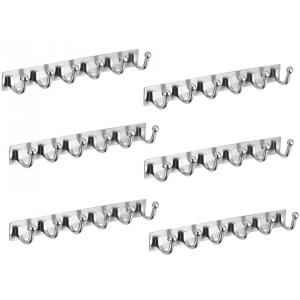 Kamal ACC-1052-S6 1x6 Round Coat Hook (Pack of 6)