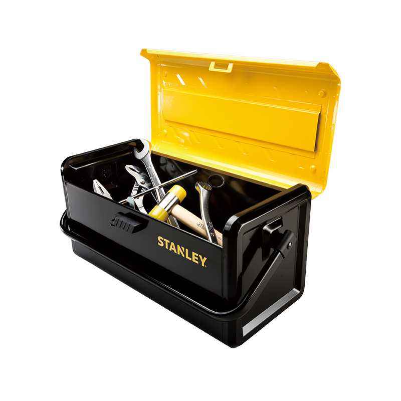 Stanley 19 Inch Metal Tool Box, STST73100-8