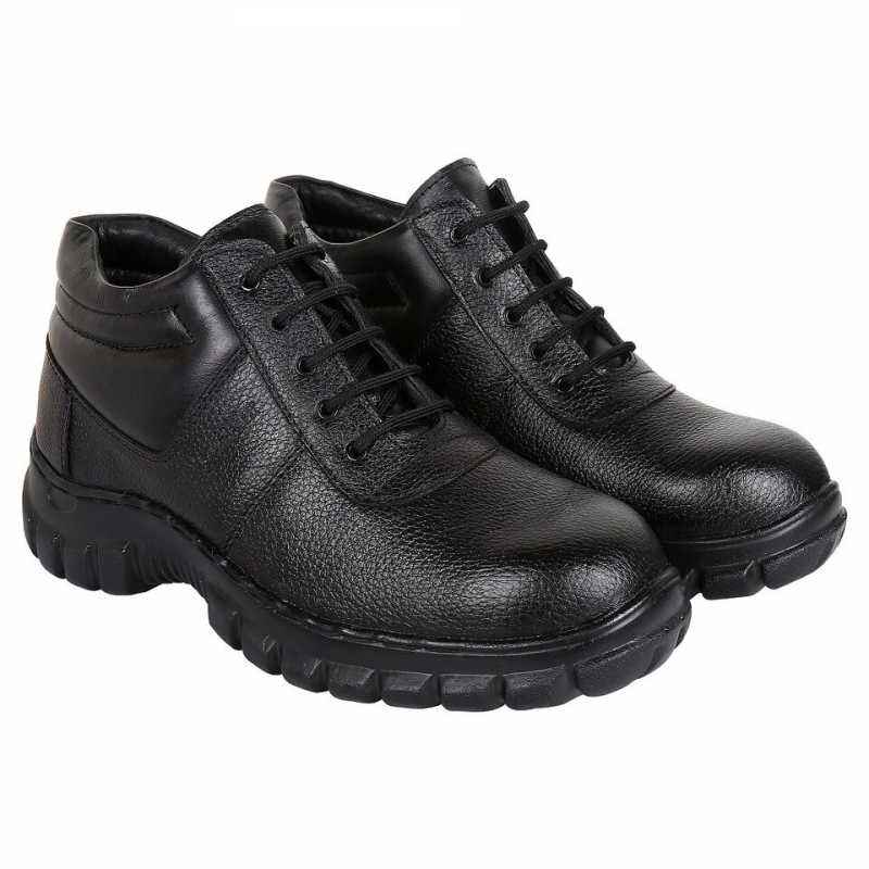 SeeandWear 72-MB Black Steel Toe Safety Shoes, Size: 8