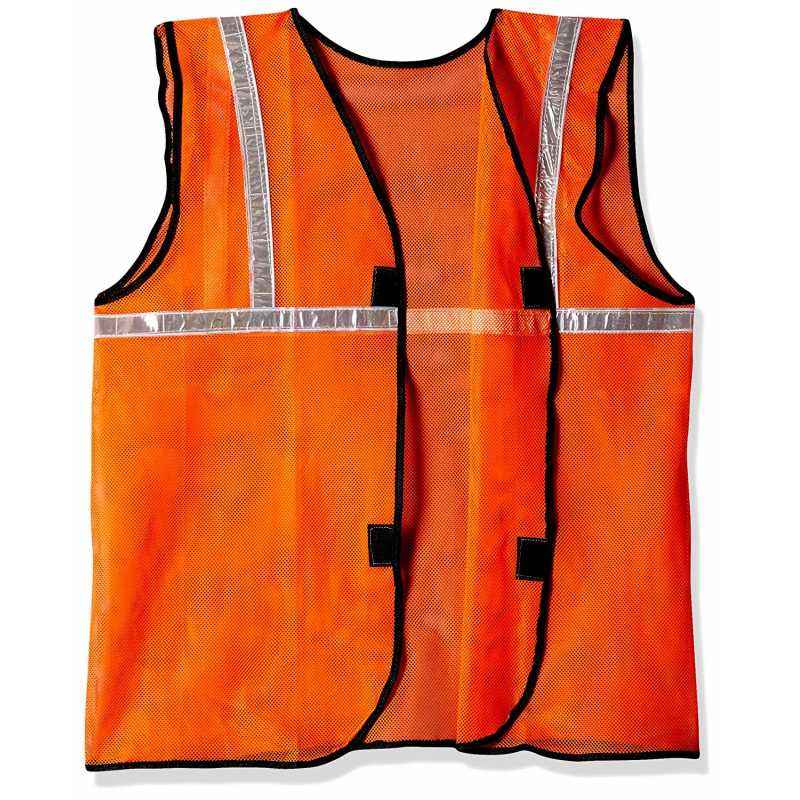 Safari Pro 1 Inch Orange Mesh Type Reflective Safety Jacket