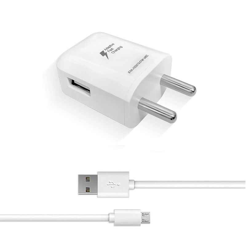 Ambrane White Quick Charge 2.0 Charge & Sync USB Cable, AQC-33