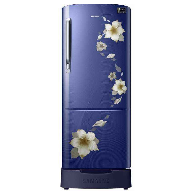 Samsung RR20M182ZU2 Blue 192 Litre 3 Star Direct Cool Single Door Refrigerator