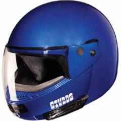 Studds Ninja Pastel Plain Motorbike Flame Blue Flip-up Helmet, Size (XL, 600 mm)