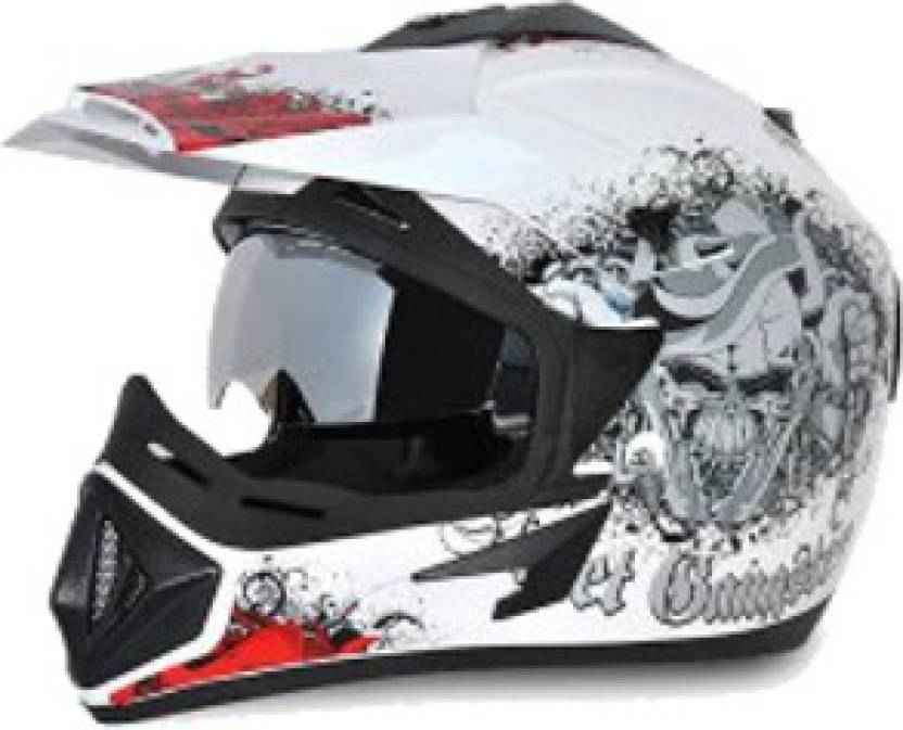 Vega off road helmet white colour Clearance