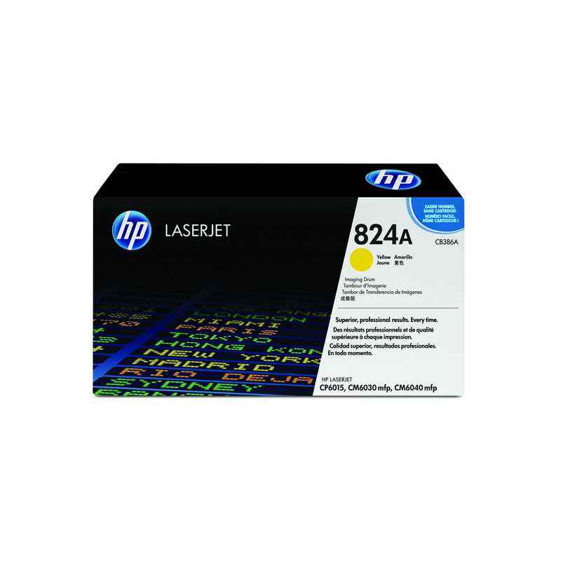 HP 824A Yellow LaserJet Image Drum/Cartridge, CB386A