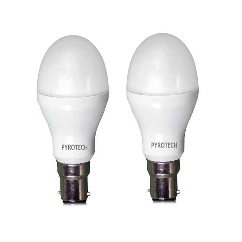 Pyrotech 7W Cool White LED Bulb, PELB07X2CW (Pack of 2)