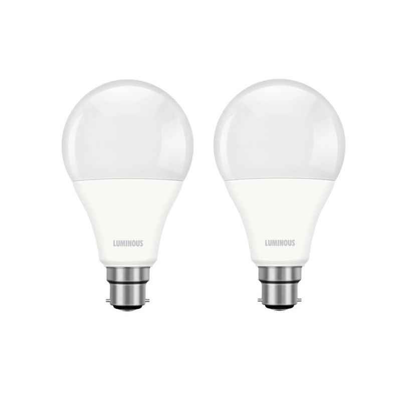 Luminous Shine Pro 7W B22 Round Cool Daylight LED Bulb, TLM0PDB2RCD07 (Pack of 2)
