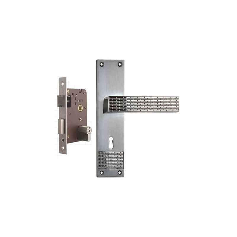 Plaza Ciaz Stainless Steel Finish Handle with 200mm Pin Cylinder Mortice Lock & 3 Keys