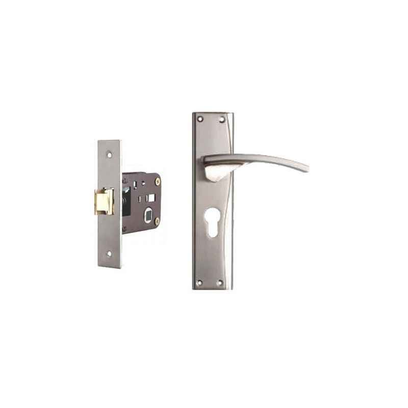 Plaza Pulse Stainless Steel Finish Handle with 200mm Baby Latch Keyless Lock