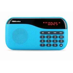 Portronics Plugs Blue Portable Speaker with FM & Micro SD card Support, POR 142