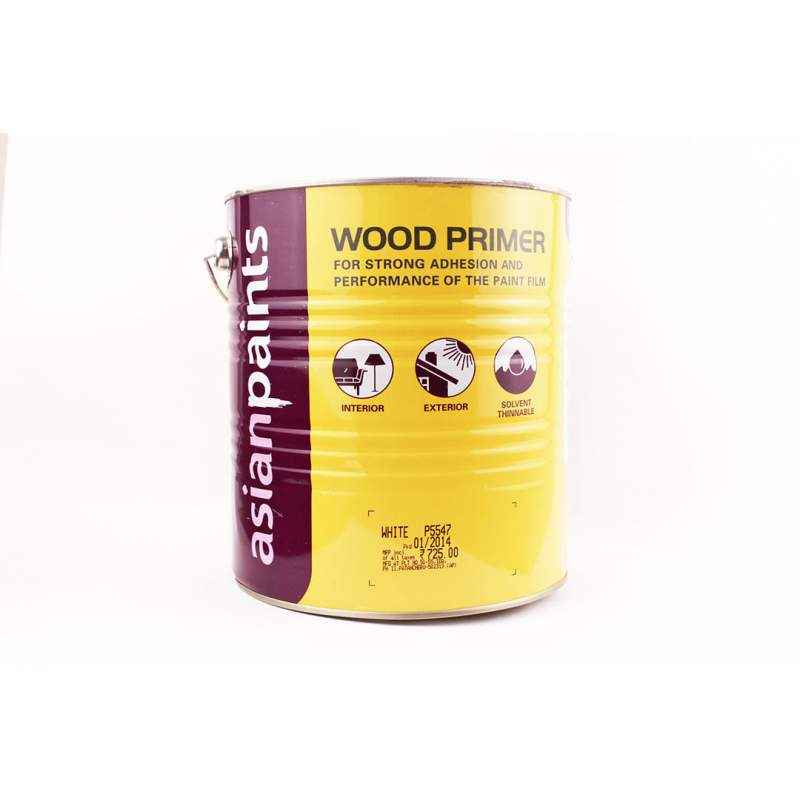 Asian Paints Wood Primer, 0007 Gr-M2, Colour: Pink, 500 ml