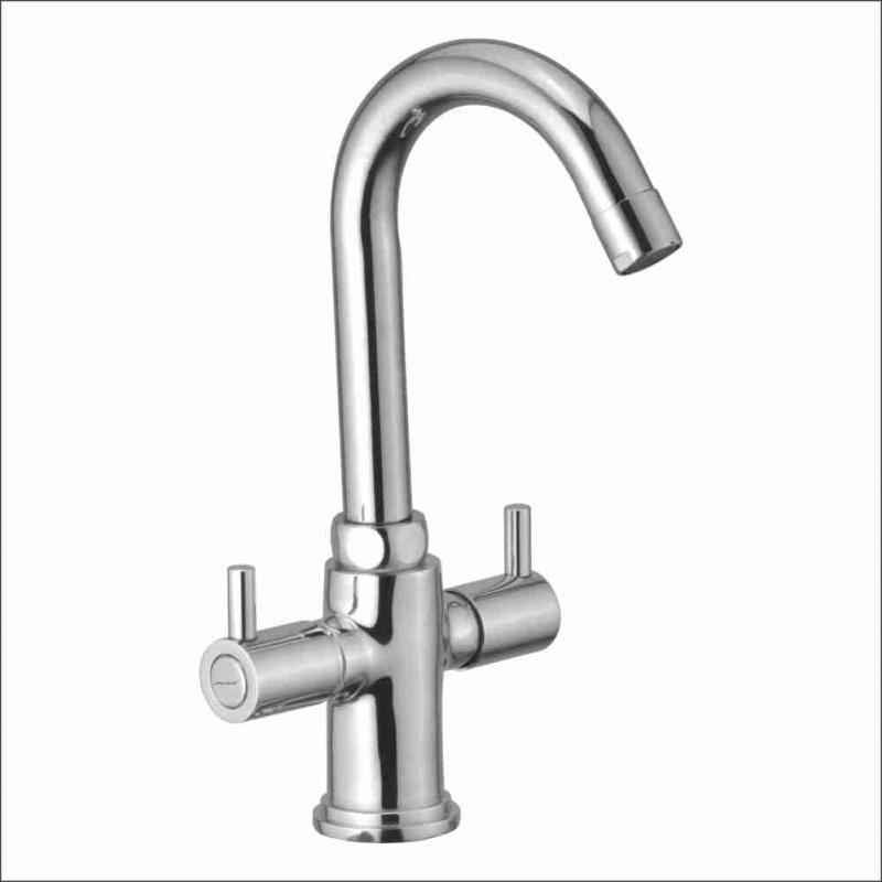 Kamal Centre Hole Basin Mixer with Free Tap Cleaner, FLT-3446