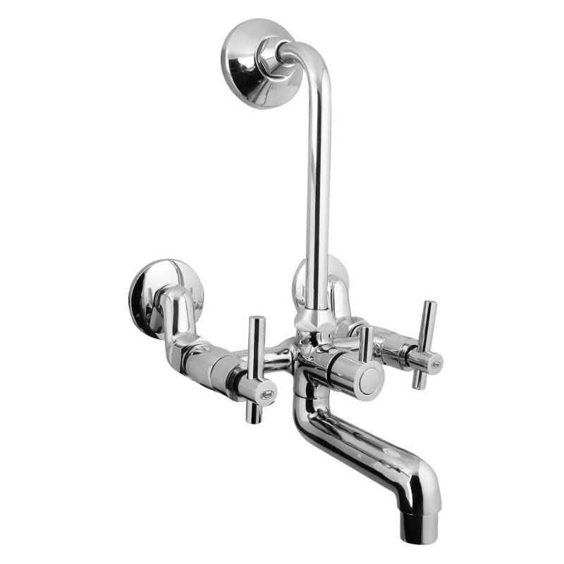 Kamal Wall Mixer with L Bend with Free Tap Cleaner, KML-2442